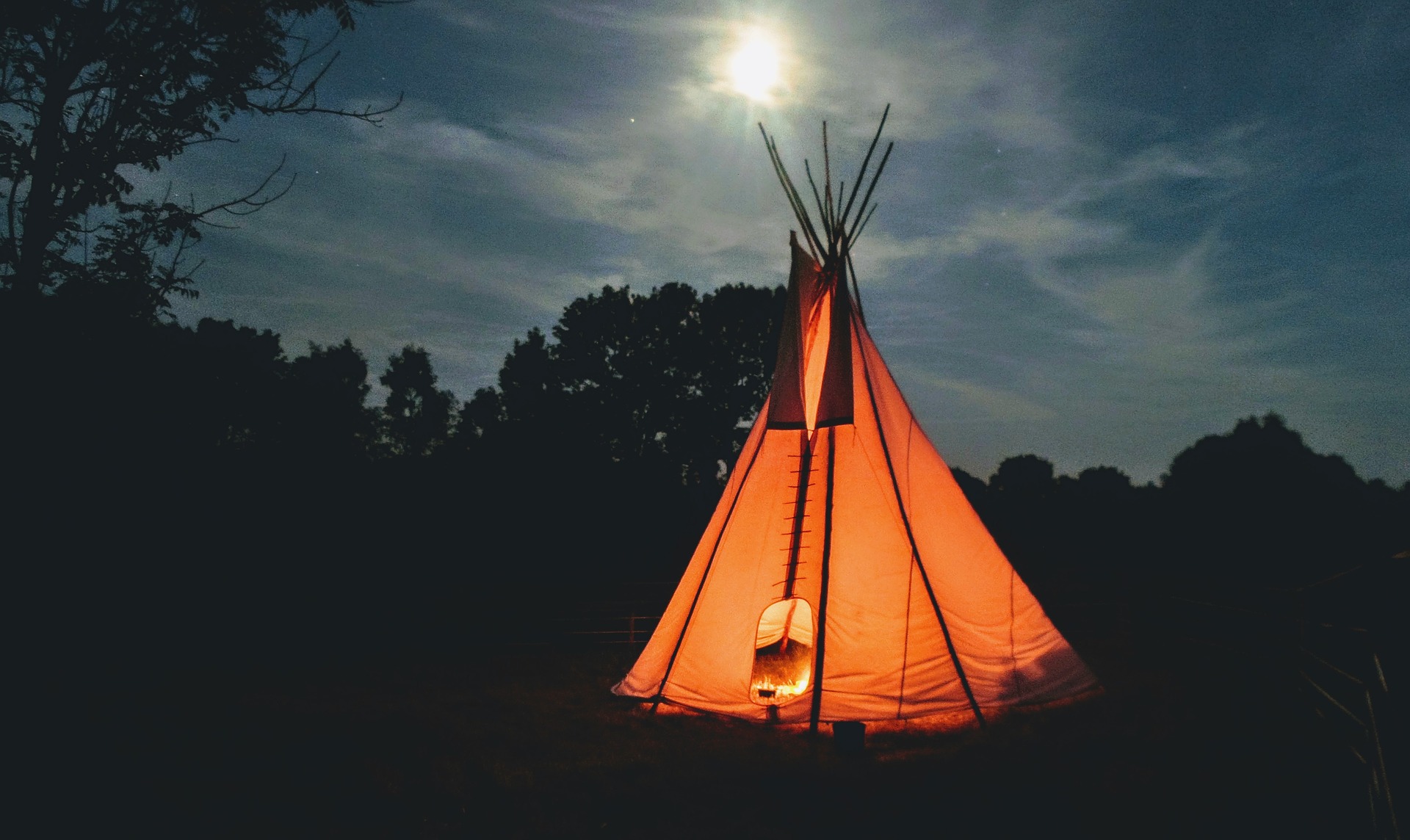 Family tent for camping holidays